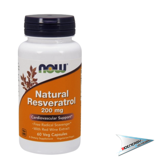 Now - NATURAL RESVERATROL 50 mg (Conf. 60 cps) - 
